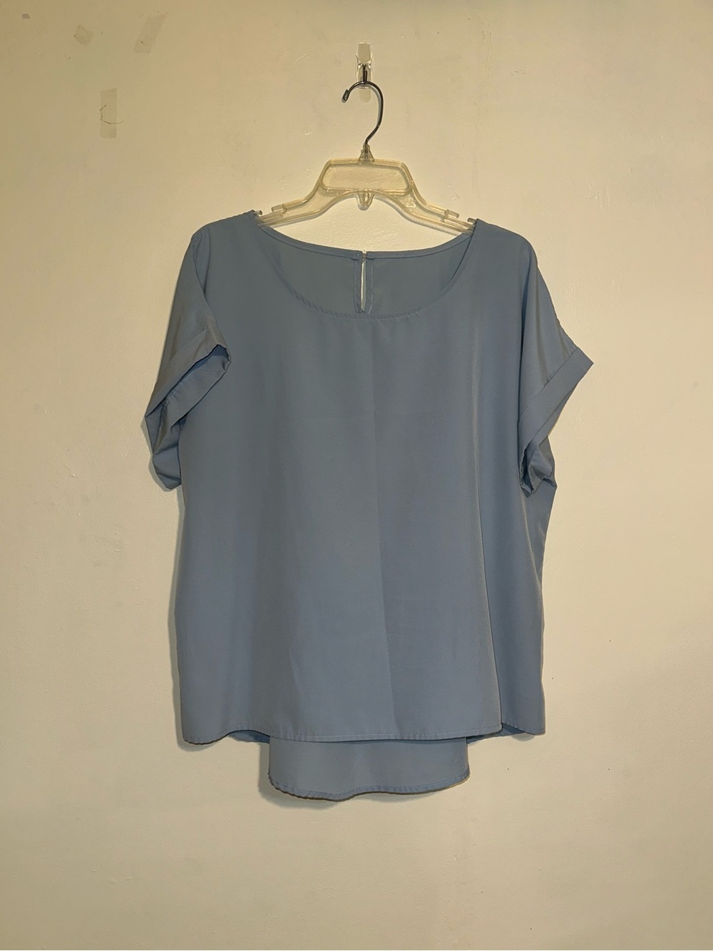 Lightweight Baby Blue Blouse